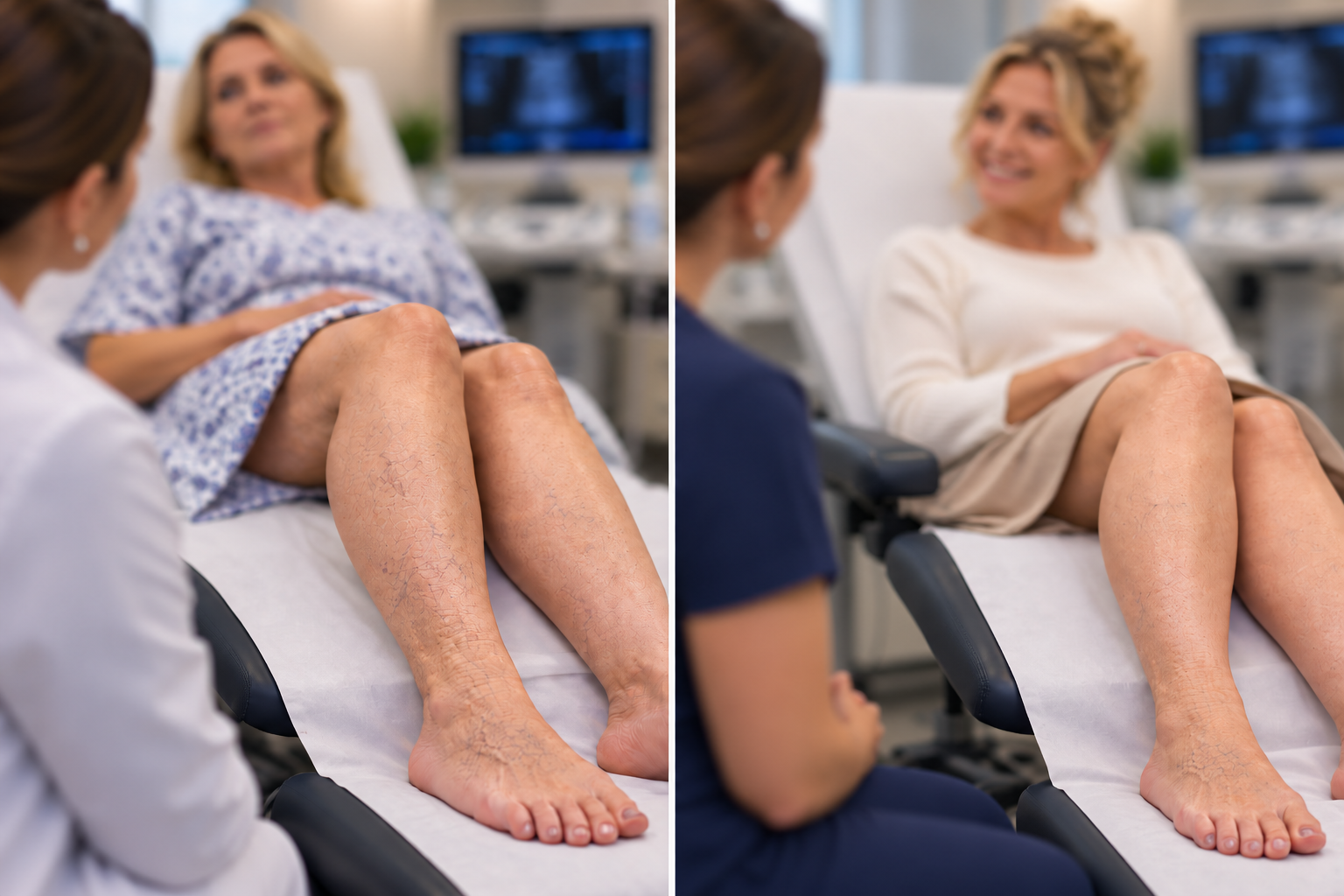 Before and After Vein Treatment