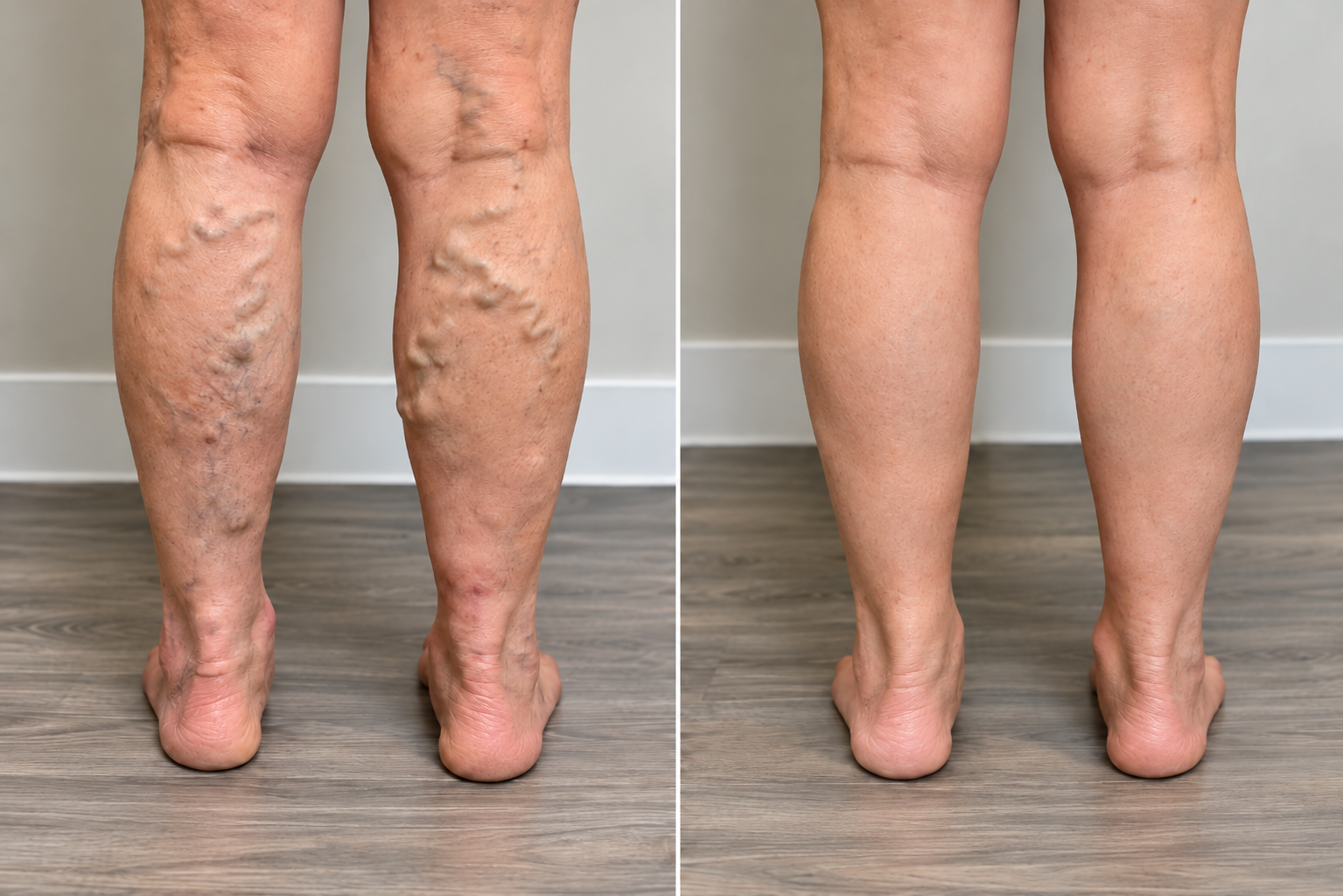 Clinical Varicose Vein Before and After